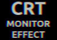 CRT Monitor Effect
