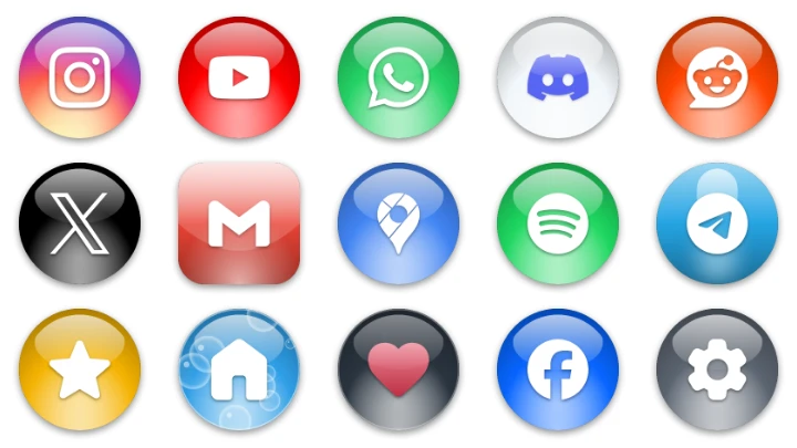 Frutiger Aero icon generator